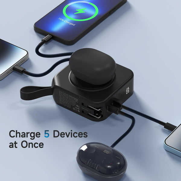 Powerpack Universal 5 in 1 Travel Power Bank 10,000mAH