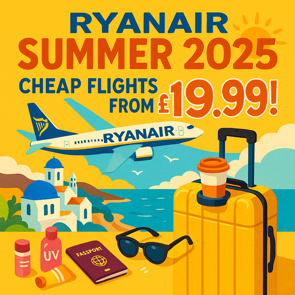 Ryanair’s Cheap Flights Are BACK – Here’s Why You Should Be Booking Summer 2025 Now
