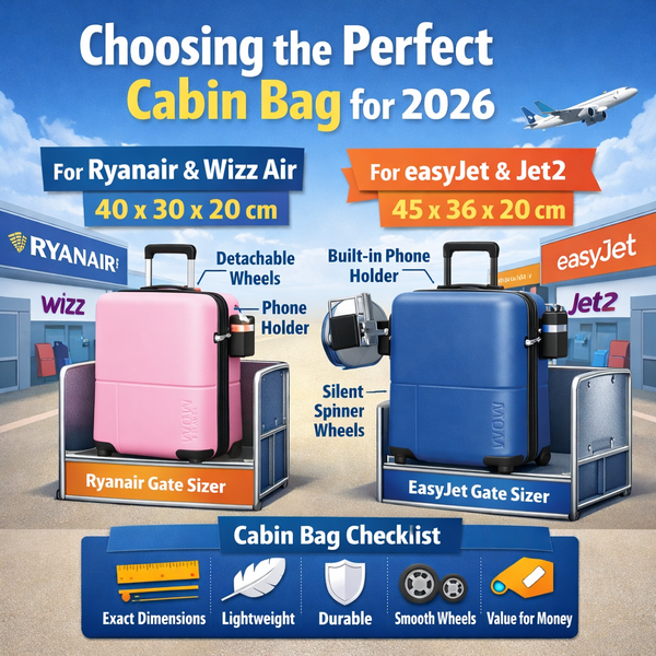Best Underseat Cabin Bags UK 2026 — Ryanair, EasyJet and Jet2 Approved