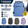 Purple Ryanair 40x30x20cm Underseat Backpack