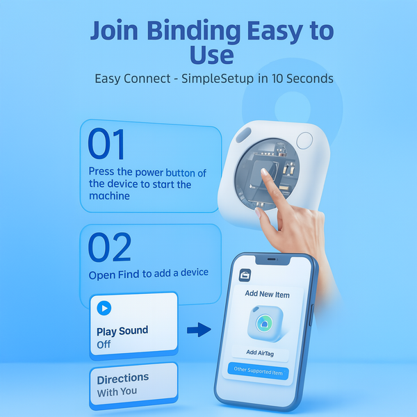 2 x AirTag Tracker for Apple Find My