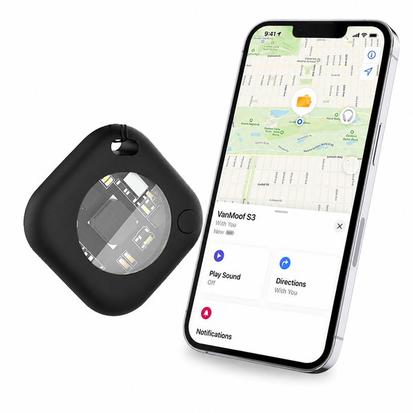1 x Black AirTag Tracker for Apple