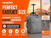 Mustard Underseat Cabin Bag 45x36x20 EasyJet Approved Trolley Case