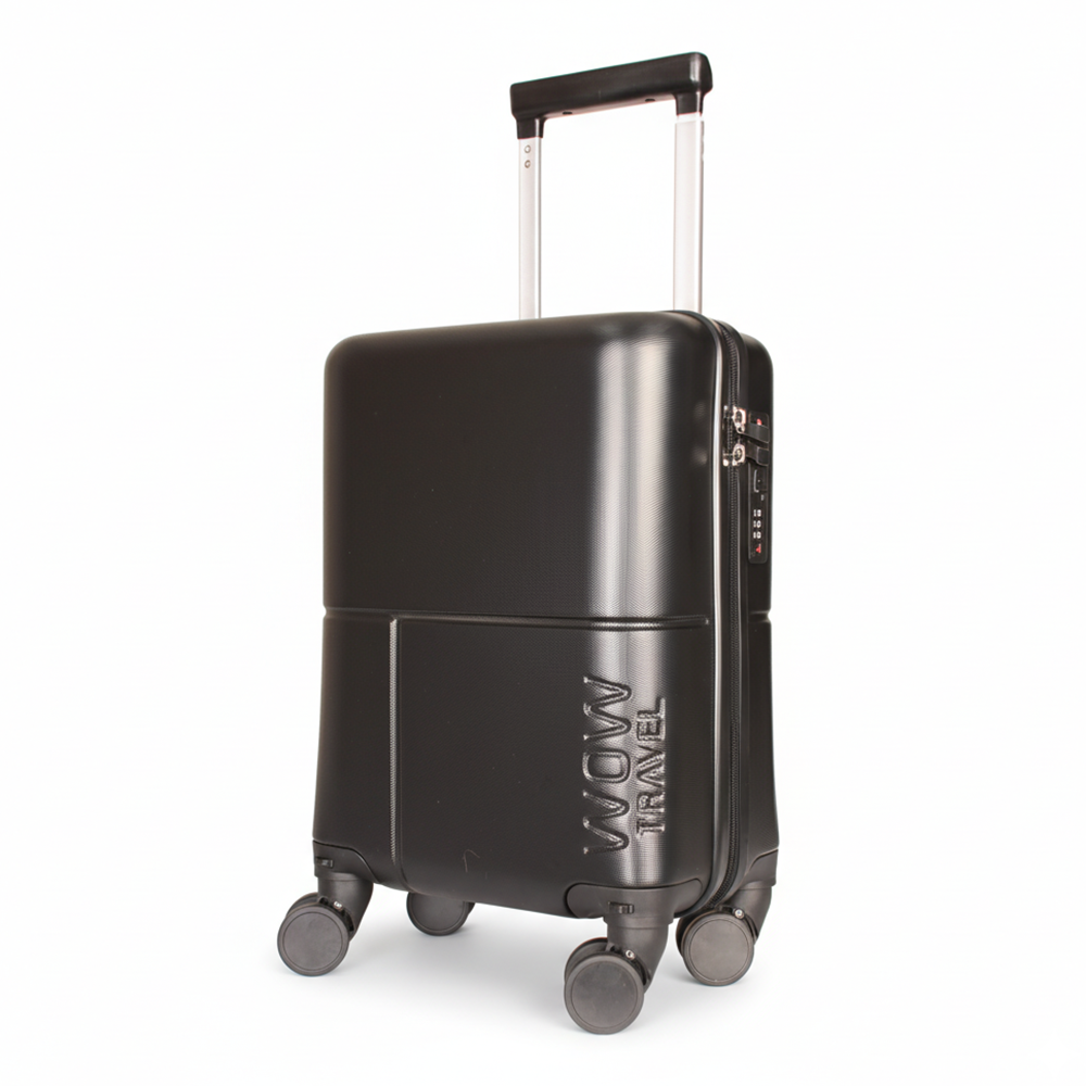 BLACK WOW TRAVEL UNDERSEAT CABIN BAG  RYANAIR - WIZZAIR 40x30x20 *NEW SIZE*