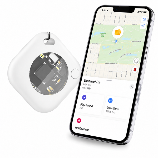 1 x White AirTag Tracker for Apple