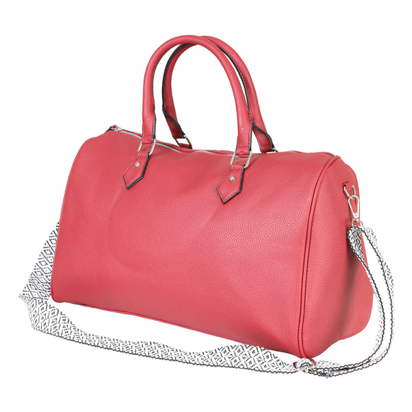 RED PU Leather Underseat Cabin Bag – Ryanair, Wizzair 40x20x25cm