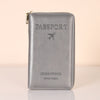 Charcoal RFID Protected Passport Travel Wallet