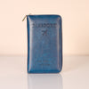 Dark Blue RFID Protected Passport Travel Wallet