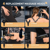 Mini Massage Gun Deep Tissue Portable Muscle Massager USB C Rechargeable with LCD Screen