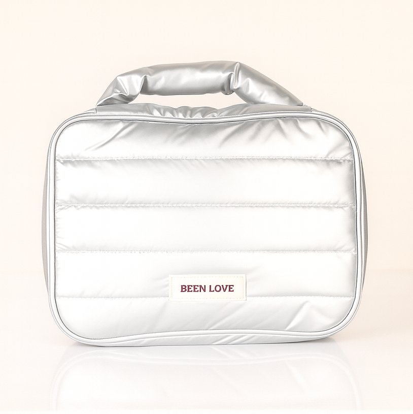 Puffy Quilted Makeup Bag