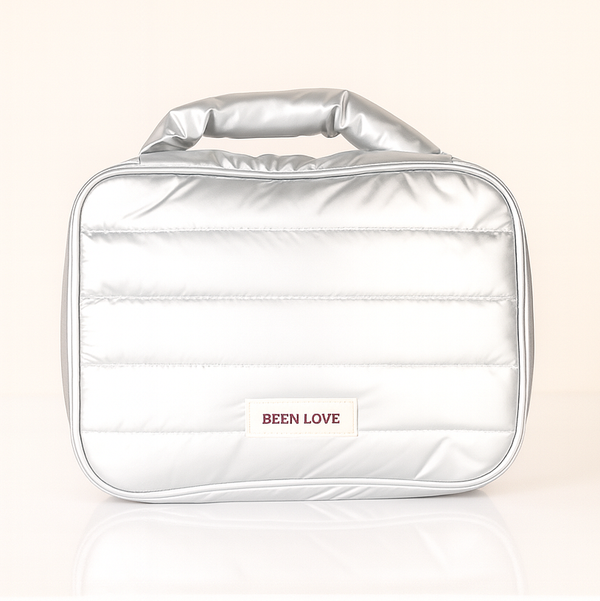Puffy Quilted Makeup Bag
