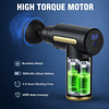 Mini Massage Gun Deep Tissue Portable Muscle Massager USB C Rechargeable with LCD Screen