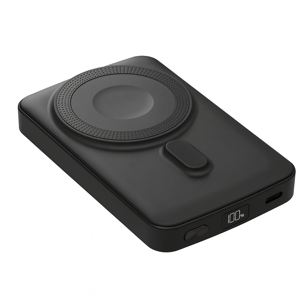 Magnetic Wireless Power Bank 10000 mAh Fast Charging 20W BLACK
