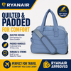 Blue 40x30x20cm Underseat Trolley Bag with Wheels – Ryanair Cabin Bag