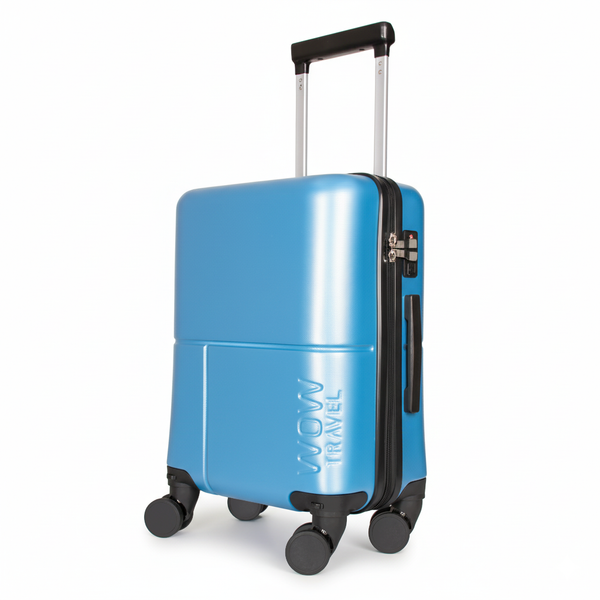 CYANINE BLUE WOW TRAVEL UNDERSEAT CABIN BAG  RYANAIR - WIZZAIR 40x30x20 *NEW SIZE*