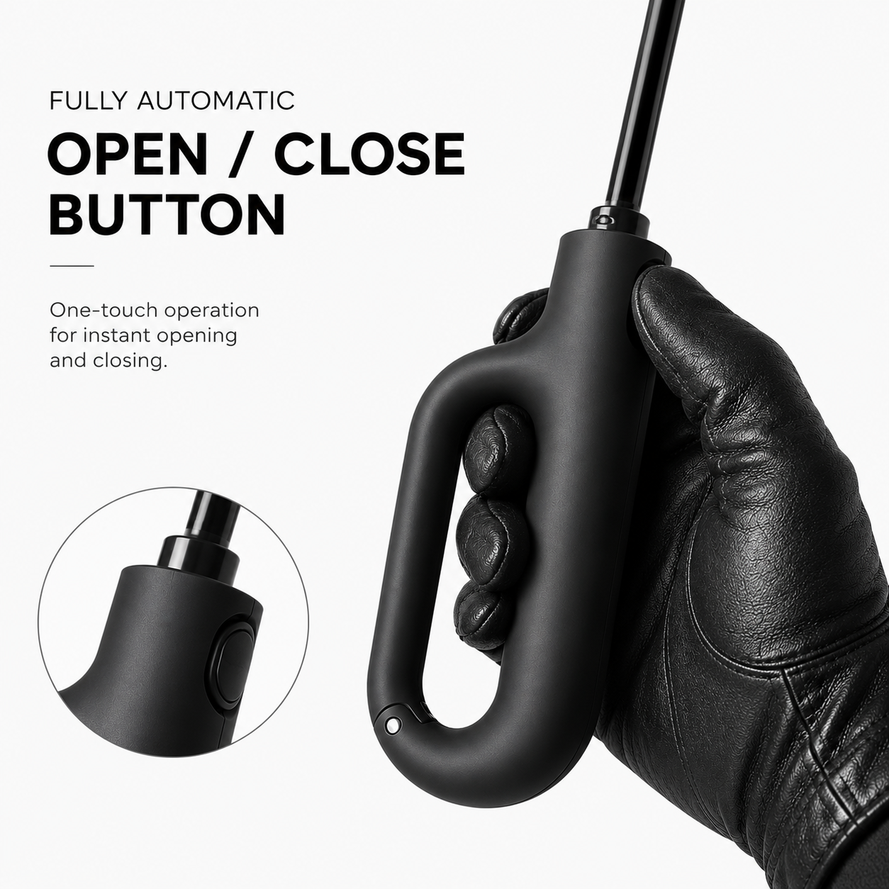 WOW Travel Automatic Carabiner Umbrella | Windproof 10 Rib Travel Umbrella