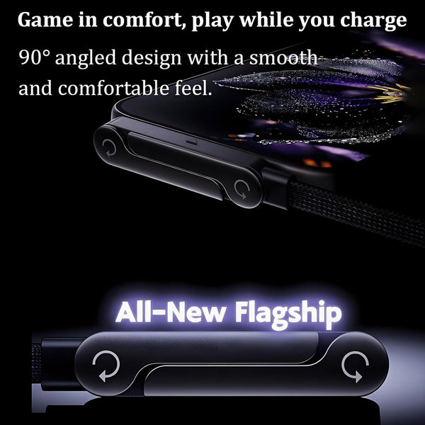 2 in 1 Invisible Stand USB C Charging Cable 240W Fast Charging Type C Cable with Adjustable Phone Stand 1.5m