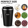 Insulated Travel Mug Leakproof Coffee Cup 380ml Black