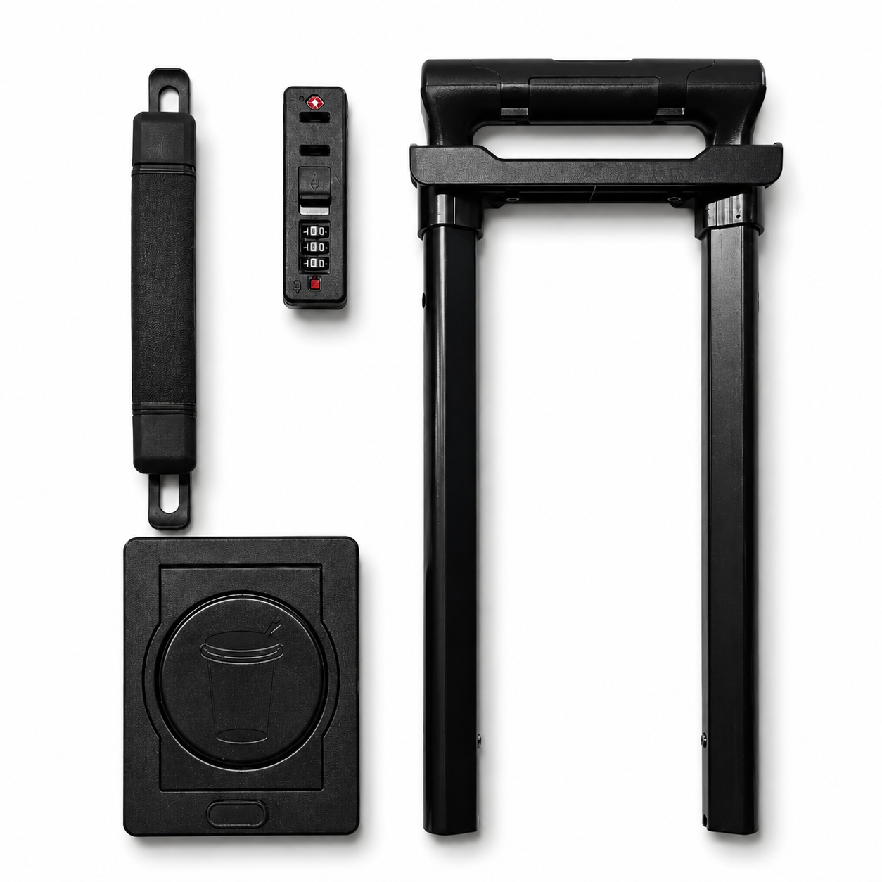 WOW Travel 4 Piece Replacement Kit for Ryanair and EasyJet Suitcases