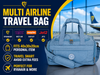 Mustard Carry On Underseat Cabin Bag for Ryanair & Wizz 40x30x20cm