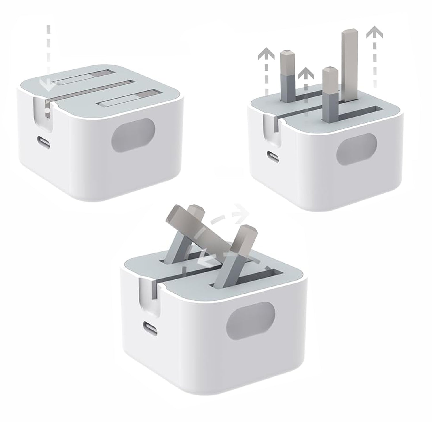 Travel USB C Plug Super Fast Charge (1x PLUG ONLY)