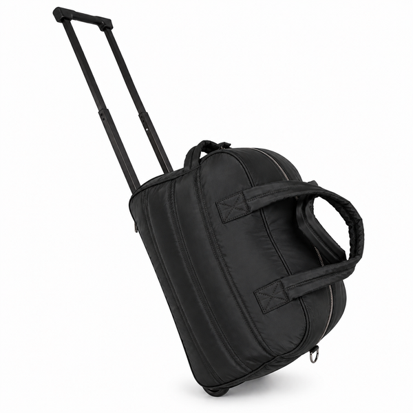 Black 40x30x20cm Underseat Trolley Bag with Wheels – Ryanair Cabin Bag