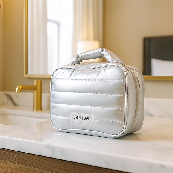 Puffy Quilted Makeup Bag