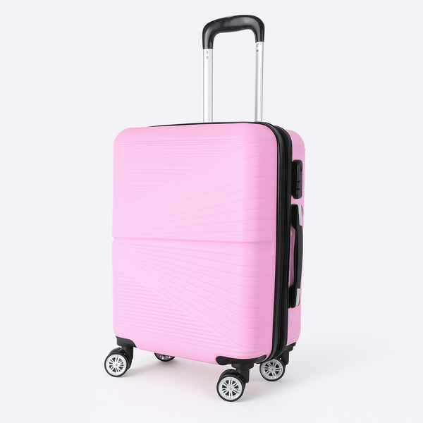 BABY PINK 20" OVERHEAD CABIN SUITCASE