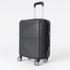BLACK 20" OVERHEAD CABIN SUITCASE