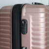 BLACK 3 PIECE LUGGAGE SUITCASE SET