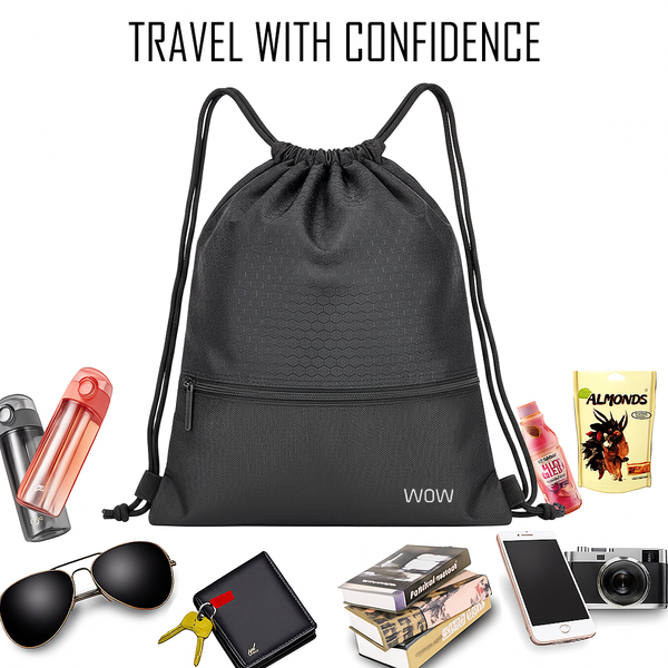 Waterproof Gym Bag Drawstring Backpack