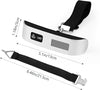 Digital Luggage Scale with Temperature Sensor – 110lb/50kg Capacity, Backlit LCD, Tare Function, Lightweight & Portable