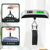 Digital Luggage Scale with Temperature Sensor – 110lb/50kg Capacity, Backlit LCD, Tare Function, Lightweight & Portable