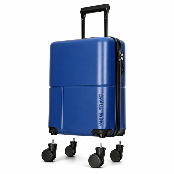 EasyJet 45x36x20 Underseat Cabin Suitcase Jet2 Approved Carry On Luggage WOW Travel Navy