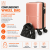 EasyJet 45x36x20 Underseat Cabin Suitcase Jet2 Approved Carry On Luggage WOW Travel Milk White