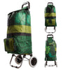 Green Palm Heavy-Duty Shopping Trolley Grocery Cart