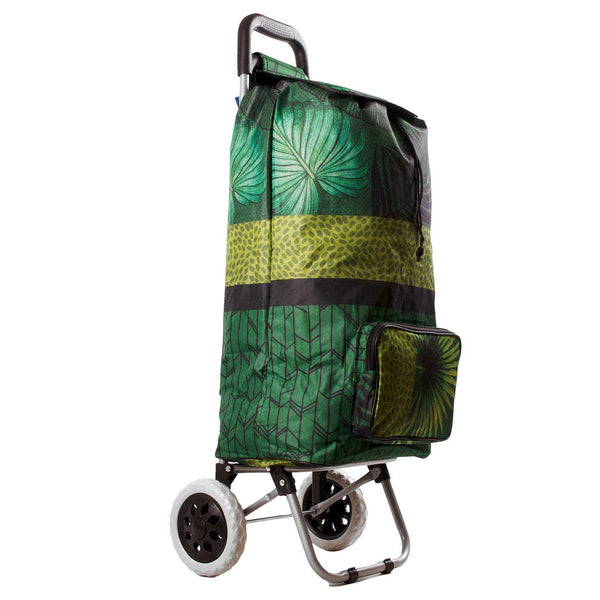 Green Palm Heavy-Duty Shopping Trolley Grocery Cart