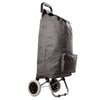 Grey Heavy-Duty Shopping Trolley Grocery Cart