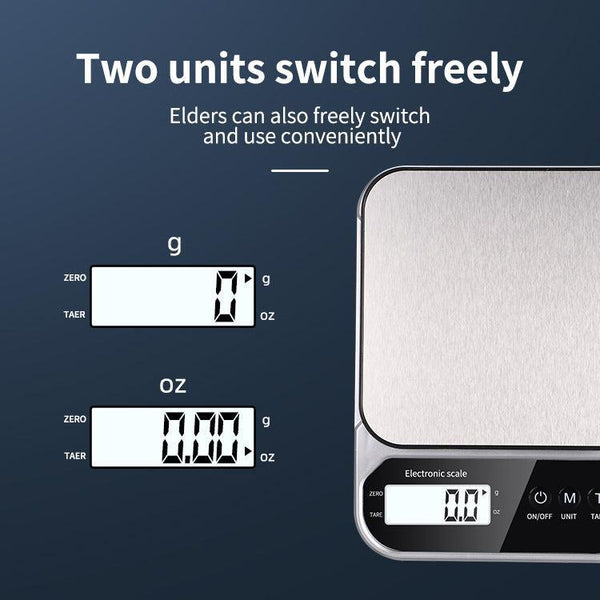 LCD Display Smart Touch Digital Food Scales