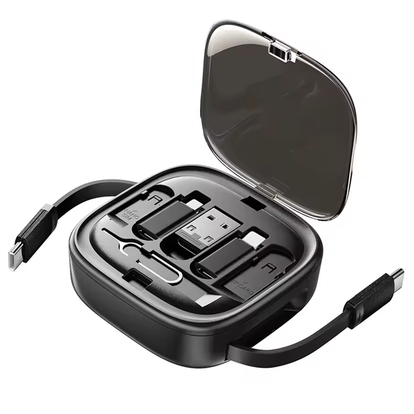 5 in 1 Retractable Charging Cable Pocket Gadget Set