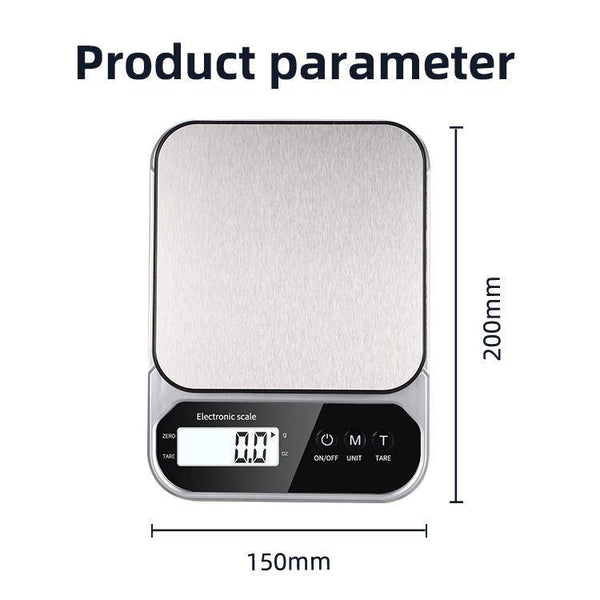 LCD Display Smart Touch Digital Food Scales