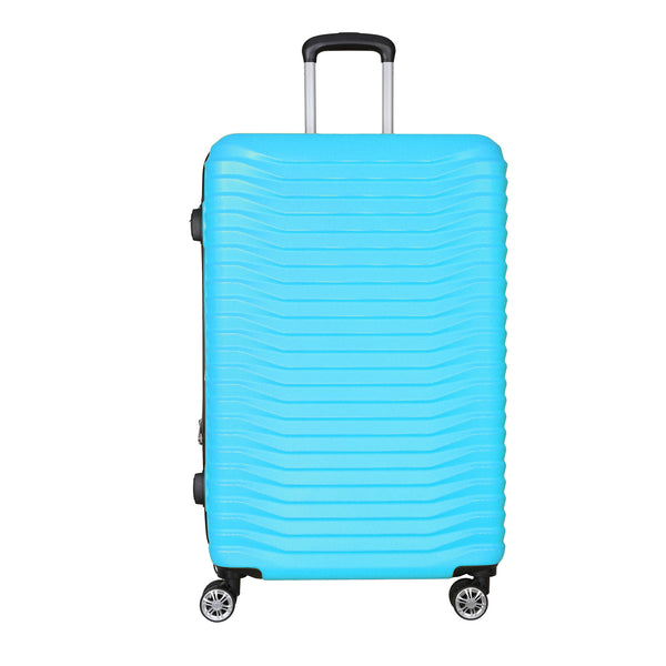 LIGHT BLUE 3 PIECE LUGGAGE SUITCASE SET