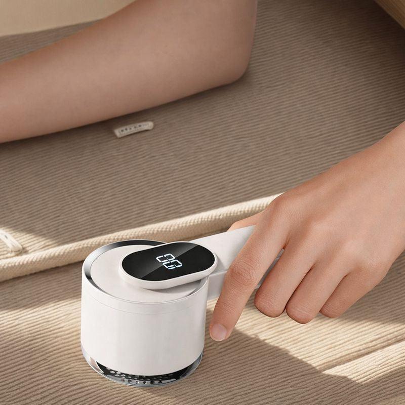 Electric Lint Remover Fabric Shaver for Clothes with LED Display Type C Rechargeable Bobble Remover