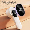 Electric Lint Remover Fabric Shaver for Clothes with LED Display Type C Rechargeable Bobble Remover