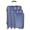 NAVY 3 PIECE LUGGAGE SUITCASE SET