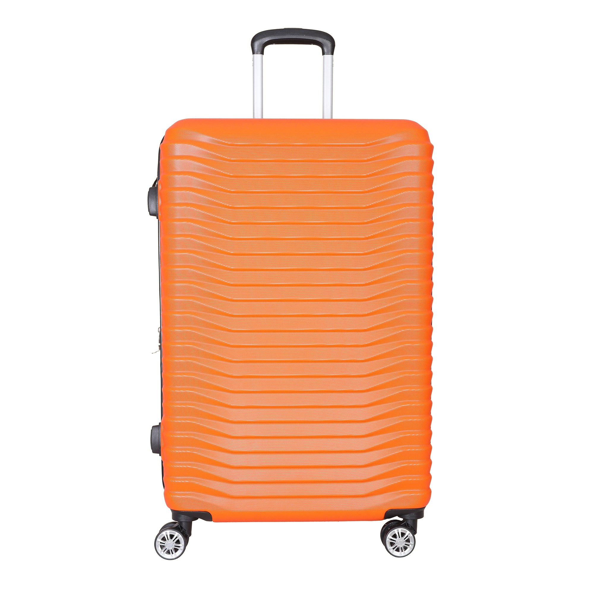 ORANGE 3 PIECE LUGGAGE SUITCASE SET