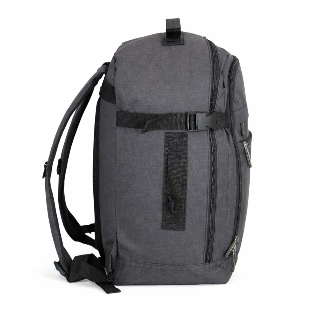 Black Ryanair Cabin Backpack 40x30x20 Underseat Cabin Bag