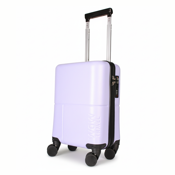 LIGHT PURPLE WOW TRAVEL UNDERSEAT CABIN BAG  RYANAIR - WIZZAIR 40x30x20 *NEW SIZE*