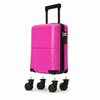 HOT PINK WOW Travel 40×30×20 Underseat Cabin Suitcase Ryanair Approved Lightweight Carry On