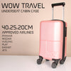 SKY BLUE WOW TRAVEL UNDERSEAT CABIN BAG  RYANAIR - WIZZAIR